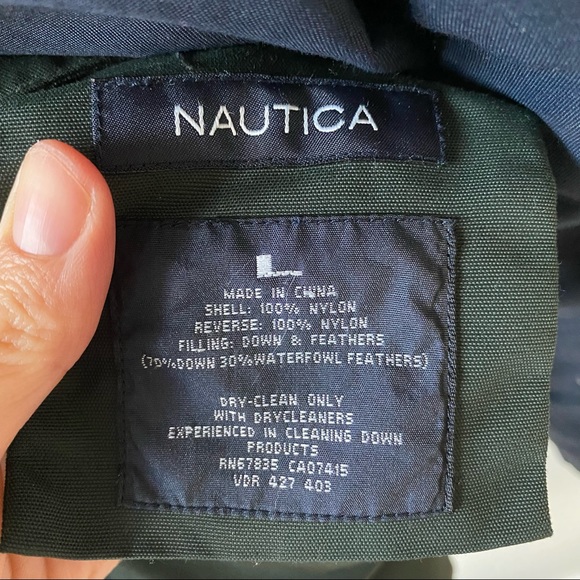 NAUTICA Men’s winter puffer jacket size Large - Picture 3 of 10